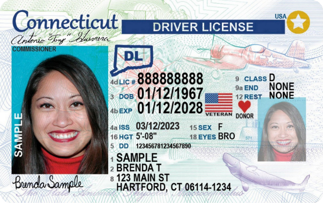 Front of CT ID